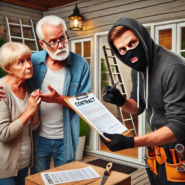 A_shady_home_renovation_scammer_tricking_an_elderl
